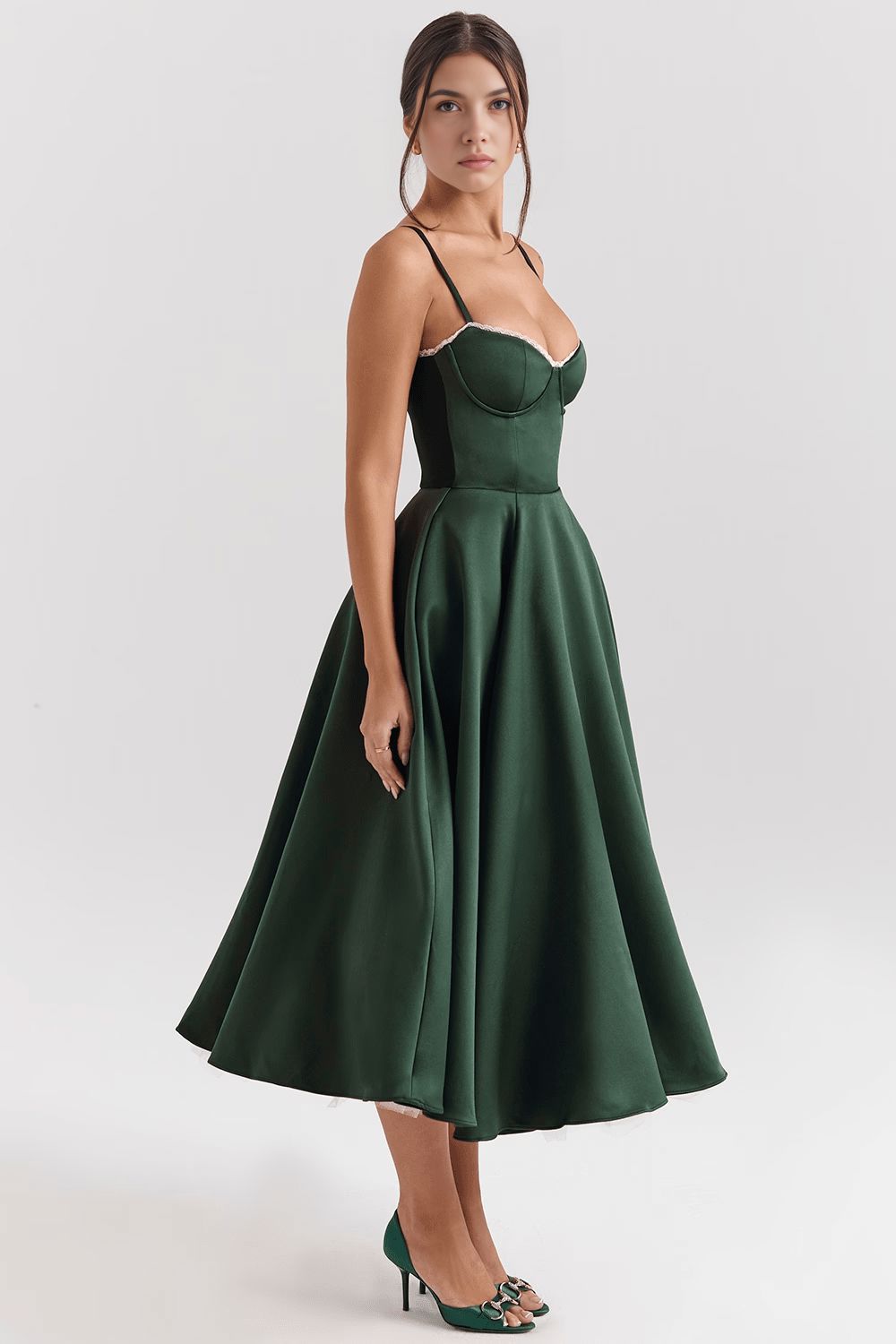 Retro Abendkleid mit Petticoat Retro Abendkleid mit Petticoat Rosa Chic