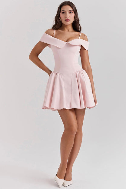 Chloé kurzes Kleid Chloé kurzes Kleid Rosa Chic 