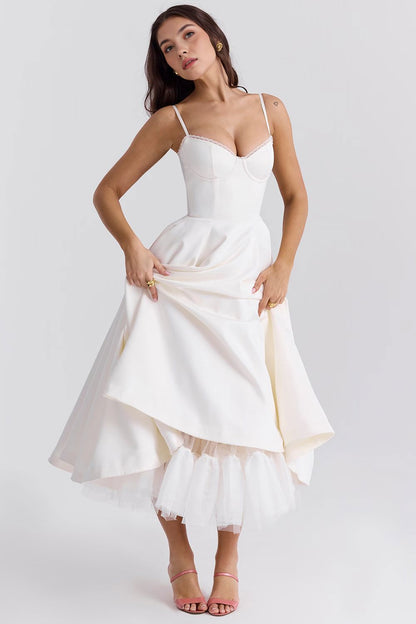 Retro Abendkleid mit Petticoat Retro Abendkleid mit Petticoat Rosa Chic 