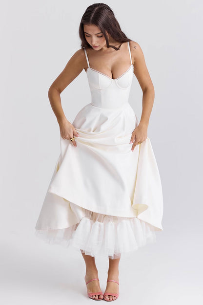 Retro Abendkleid mit Petticoat Retro Abendkleid mit Petticoat Rosa Chic 