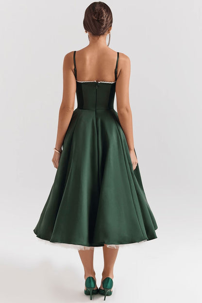 Retro Abendkleid mit Petticoat Retro Abendkleid mit Petticoat Rosa Chic 
